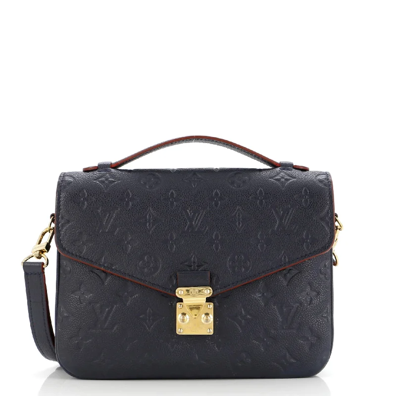 Vintage-inspired handbagsPochette Metis Monogram Empreinte Leather