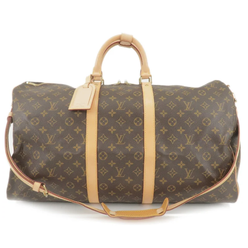 Designer bags with top handlesLouis Vuitton Monogram Keep All Bandouliere 55 Bag M41414