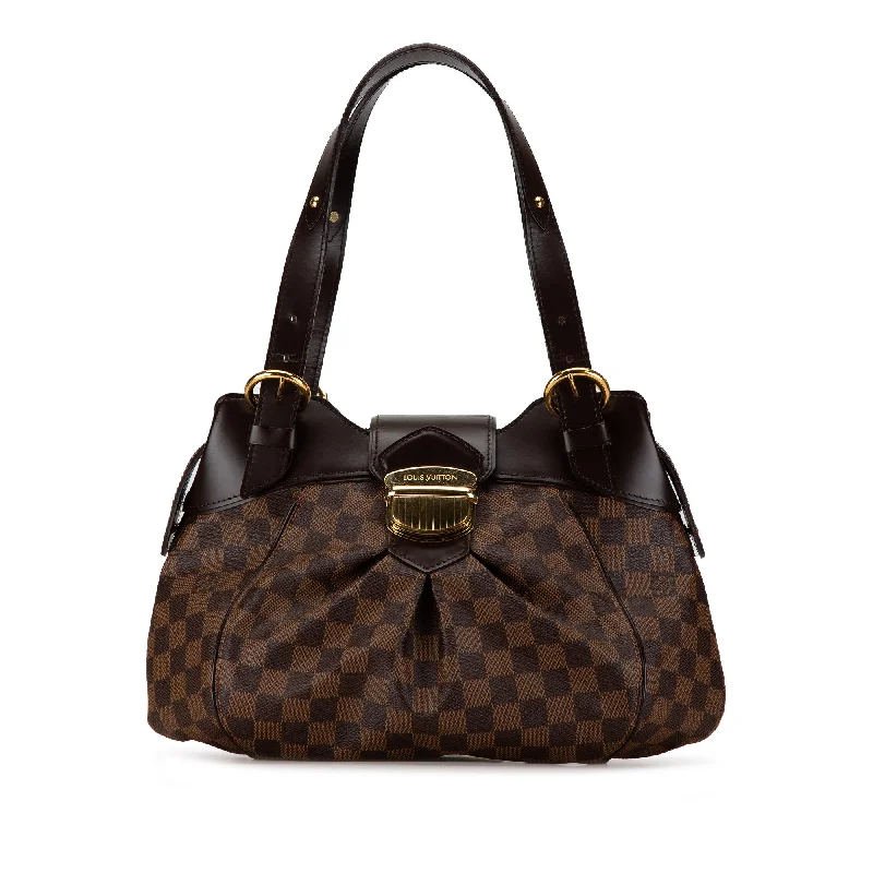 Top-rated backpack brandsBrown Louis Vuitton Damier Ebene Sistina PM Shoulder Bag