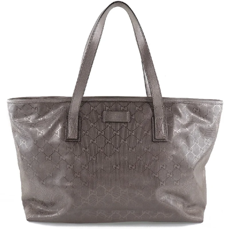 High-end designer bags for menGucci Gg Implementation Tote Bag Silver