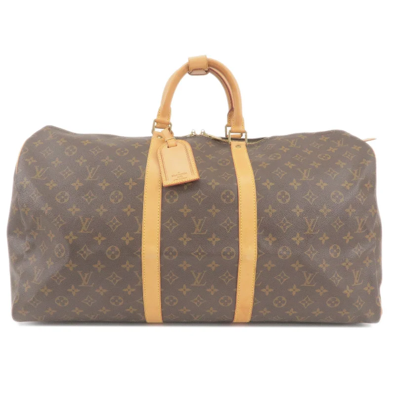 Best bags for weekend getawaysLouis Vuitton Monogram Keep All 55 Boston Bag M41424