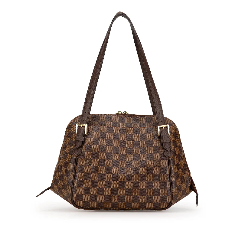 Affordable designer bag dupesBrown Louis Vuitton Damier Ebene Belem MM Shoulder Bag