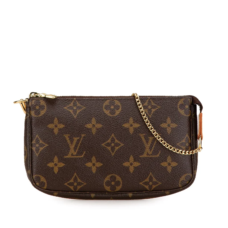 Affordable designer bag dupesBrown Louis Vuitton Monogram Mini Pochette Accessoires Handbag