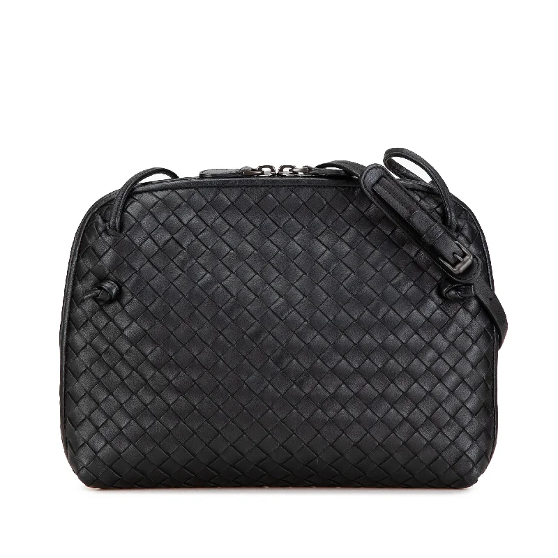 Water-resistant travel backpacksBlack Bottega Veneta Nappa Intrecciato Nodini Crossbody