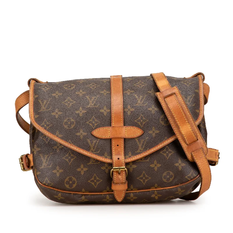 Best-selling designer bags 2025Brown Louis Vuitton Monogram Saumur 30 Crossbody Bag