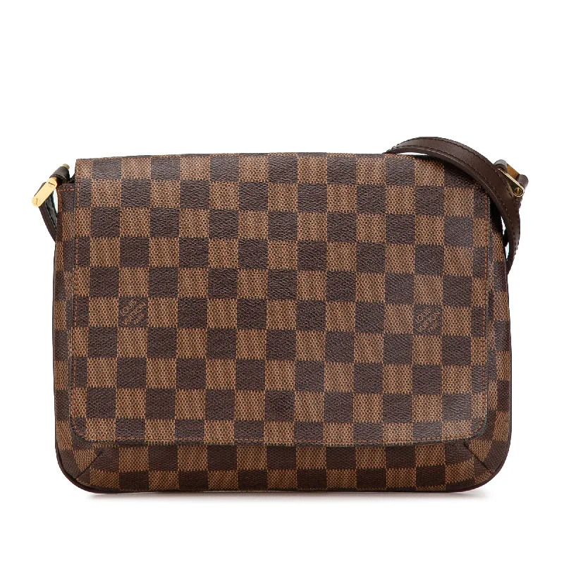 Best bags for weekend getawaysBrown Louis Vuitton Damier Ebene Musette Tango Long Strap Crossbody Bag