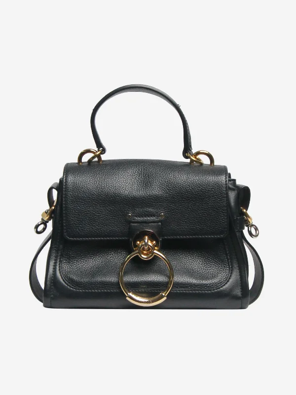 Vintage-inspired handbagsBlack mini Tess Day shoulder bag