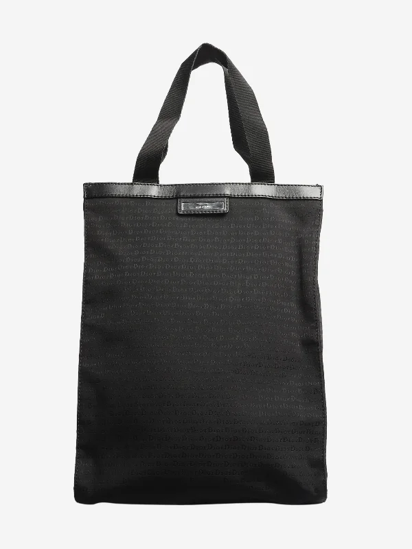 Water-resistant travel backpacksBlack 2006 Dior Homme tote bag