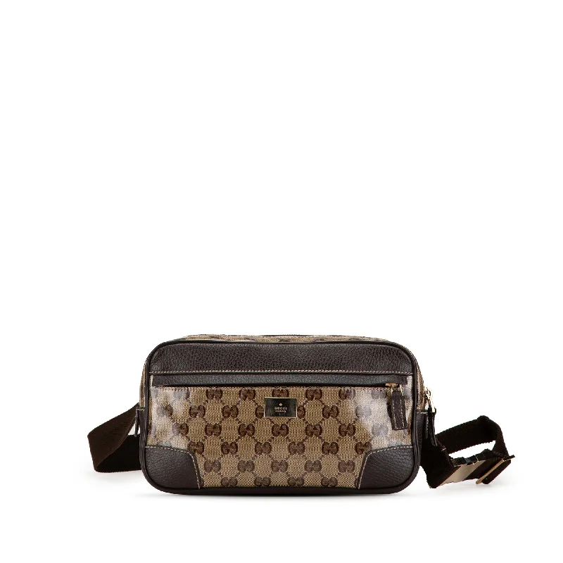 Crossbody bags for everyday useBrown Gucci GG Crystal Belt Bag