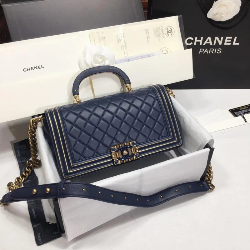 Designer bags with gold hardwareBC - CHANEL Bags - 525