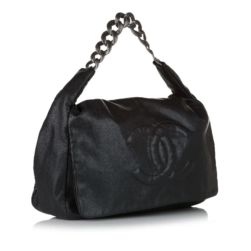 Affordable luxury bags Chanel CC Caviar Leather Handbag (32089)