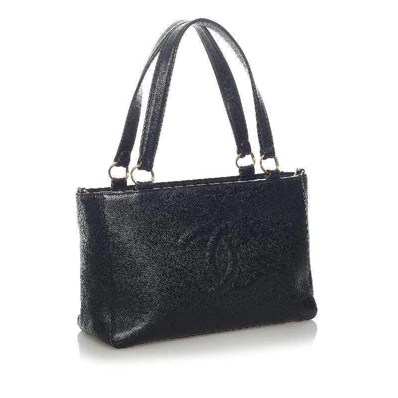 Mini bags for evening outChanel CC Caviar Leather Tote Bag (33417)