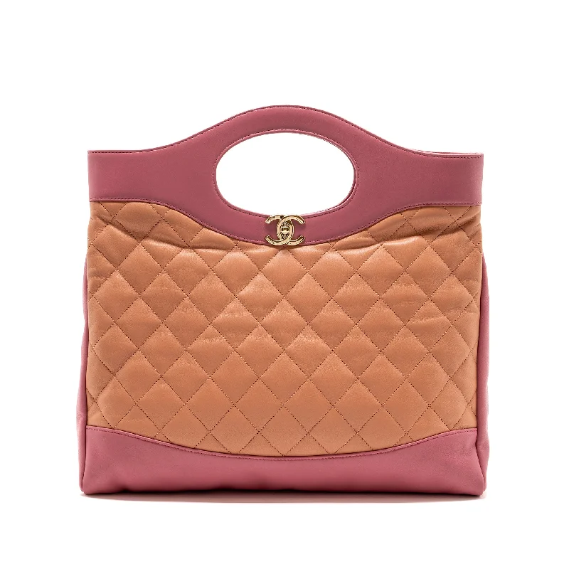 Mini bags for evening outChanel Large 31 Bag Calfskin Pink LGHW