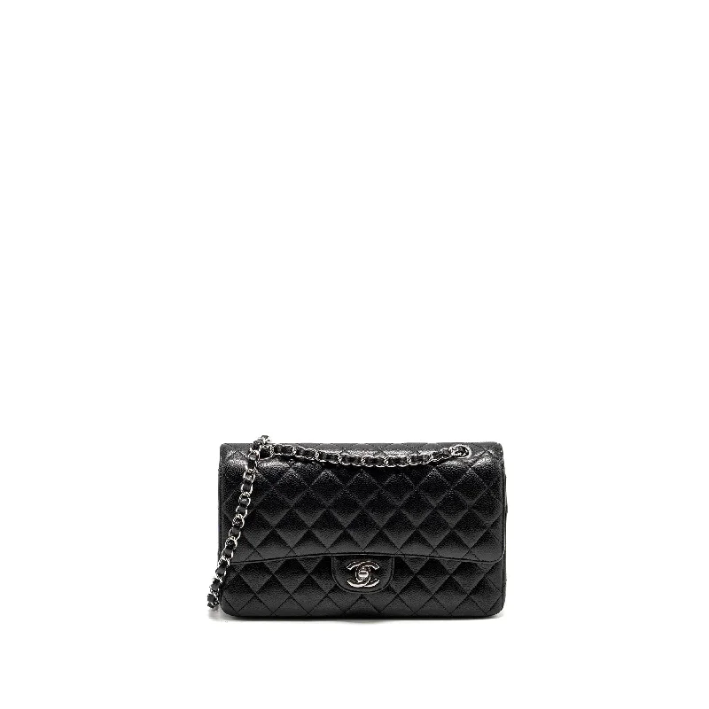 Best-selling designer bags 2025Chanel Medium Classic Double Flap Bag CAVIAR Black SHW (Microchip)