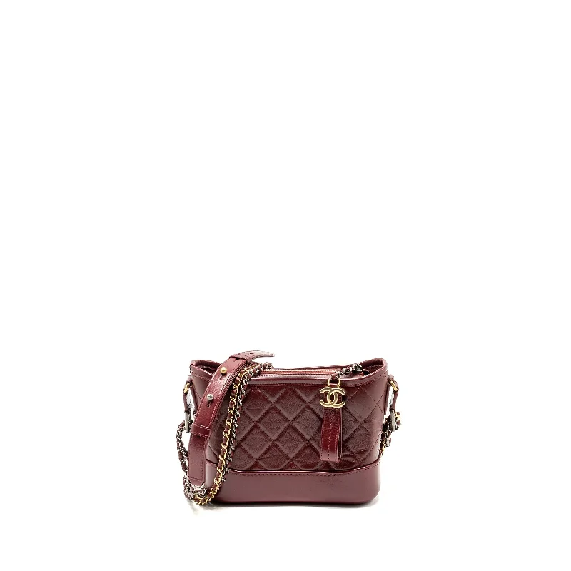 Luxury brand bags on saleCHANEL Small Gabrielle Hobo Bag Calfskin Red Multicolour Hardware