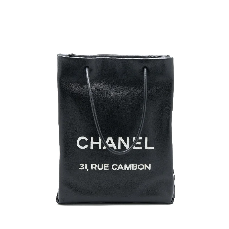 Best bags for weekend getawaysChanel Vintage Cambon Tote Bag Calfskin Black SHW