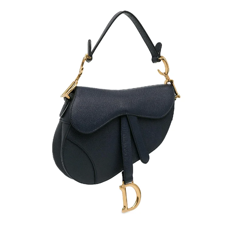 Minimalist leather handbagsDior Mini Grained Calfskin Saddle Bag (Mm6ZEe)