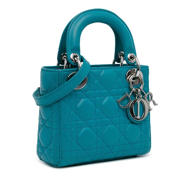 Designer bags with detachable strapsDior Mini Lambskin Cannage Lady Dior (hAv6mR)