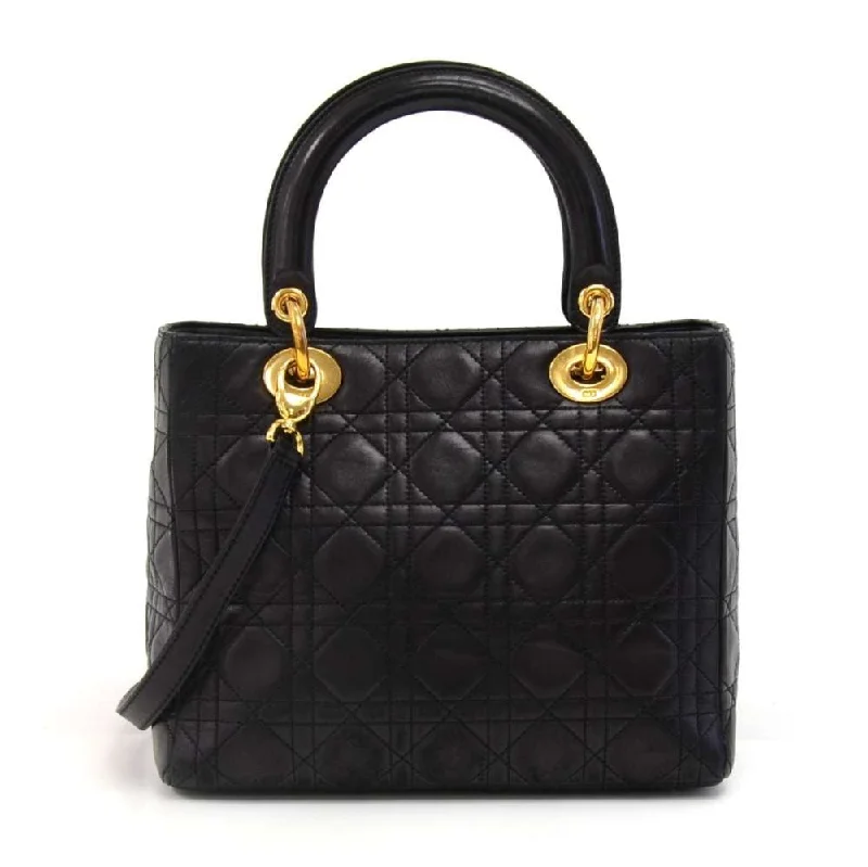 Best tote bags for workLady Dior Cannage Quilt Leather Medium Bag